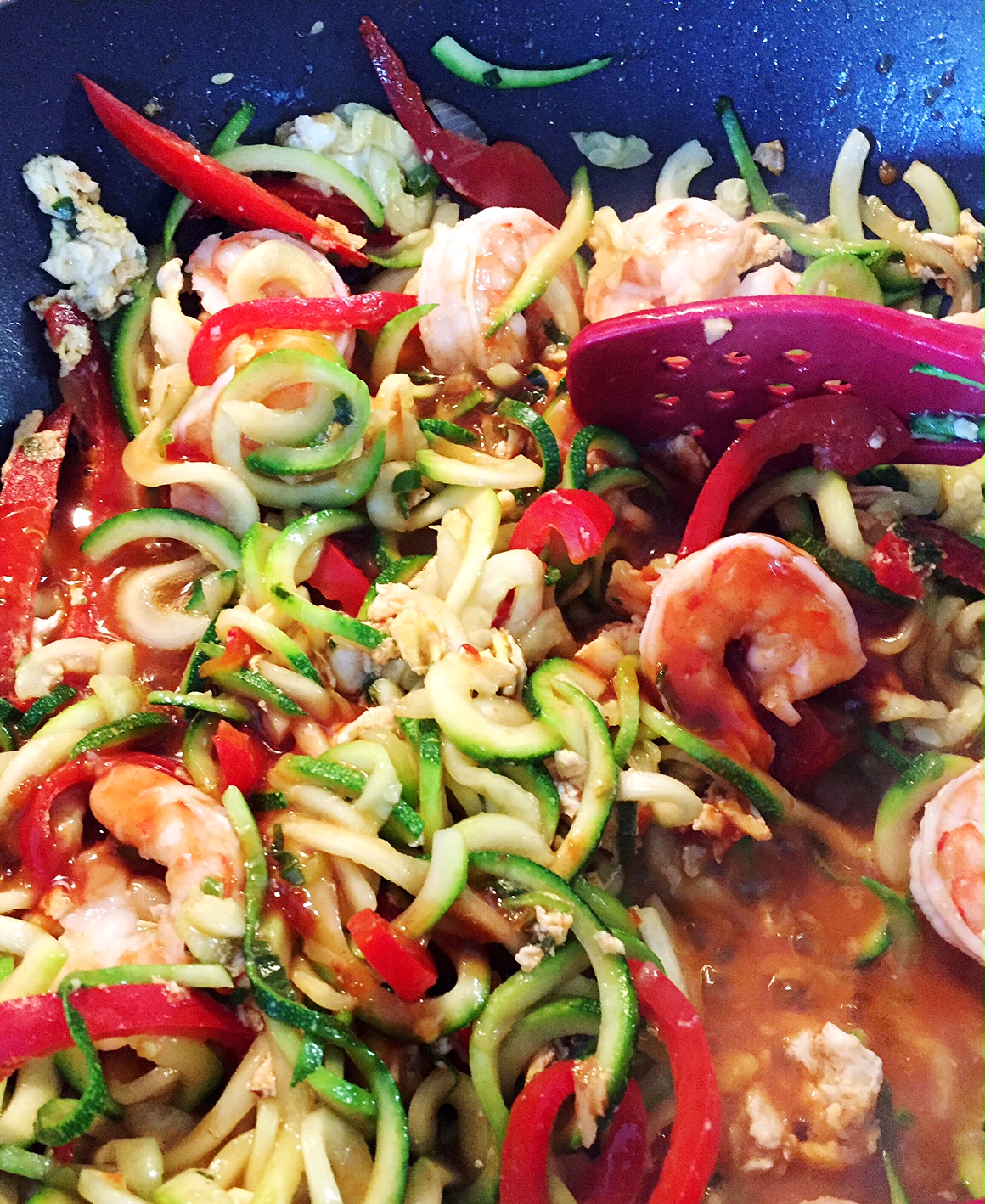 Zucchini Noodle pad Thai