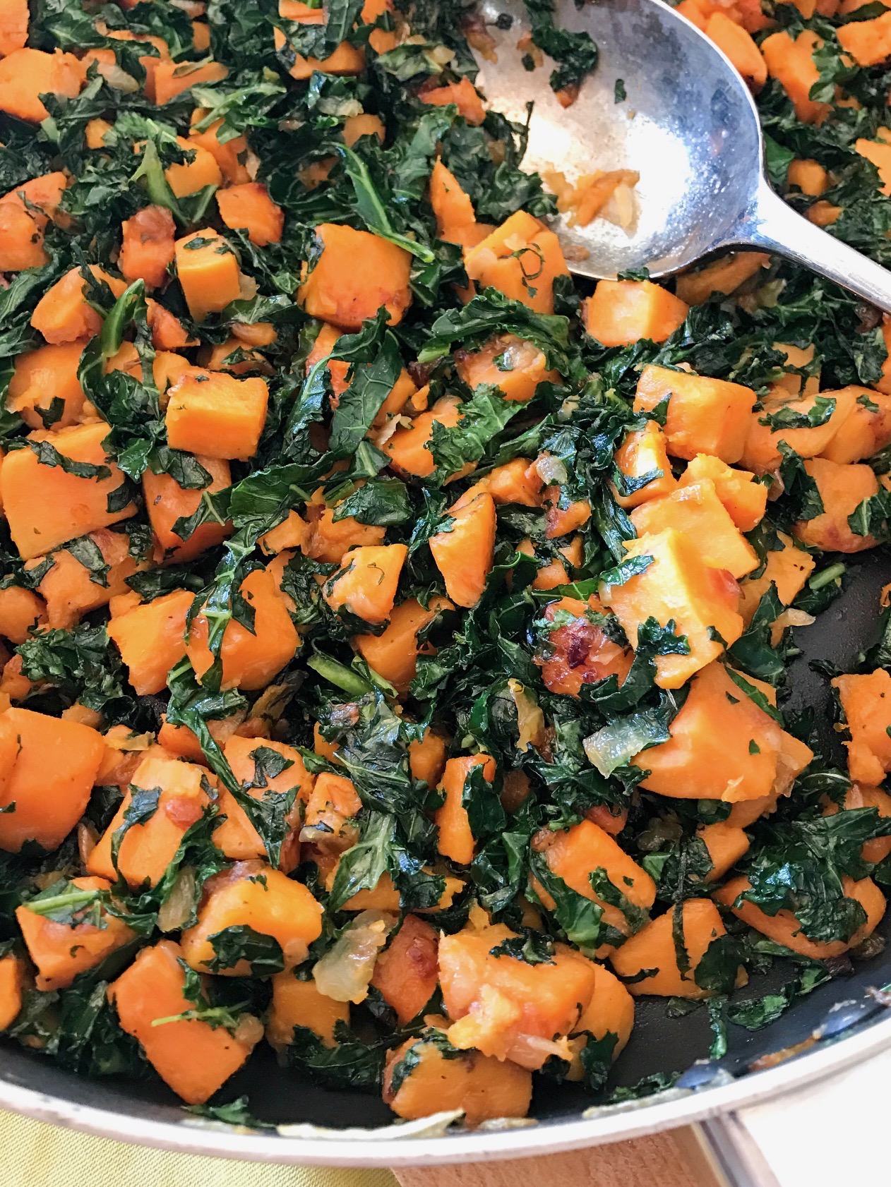 Sweet Potato Kale hash