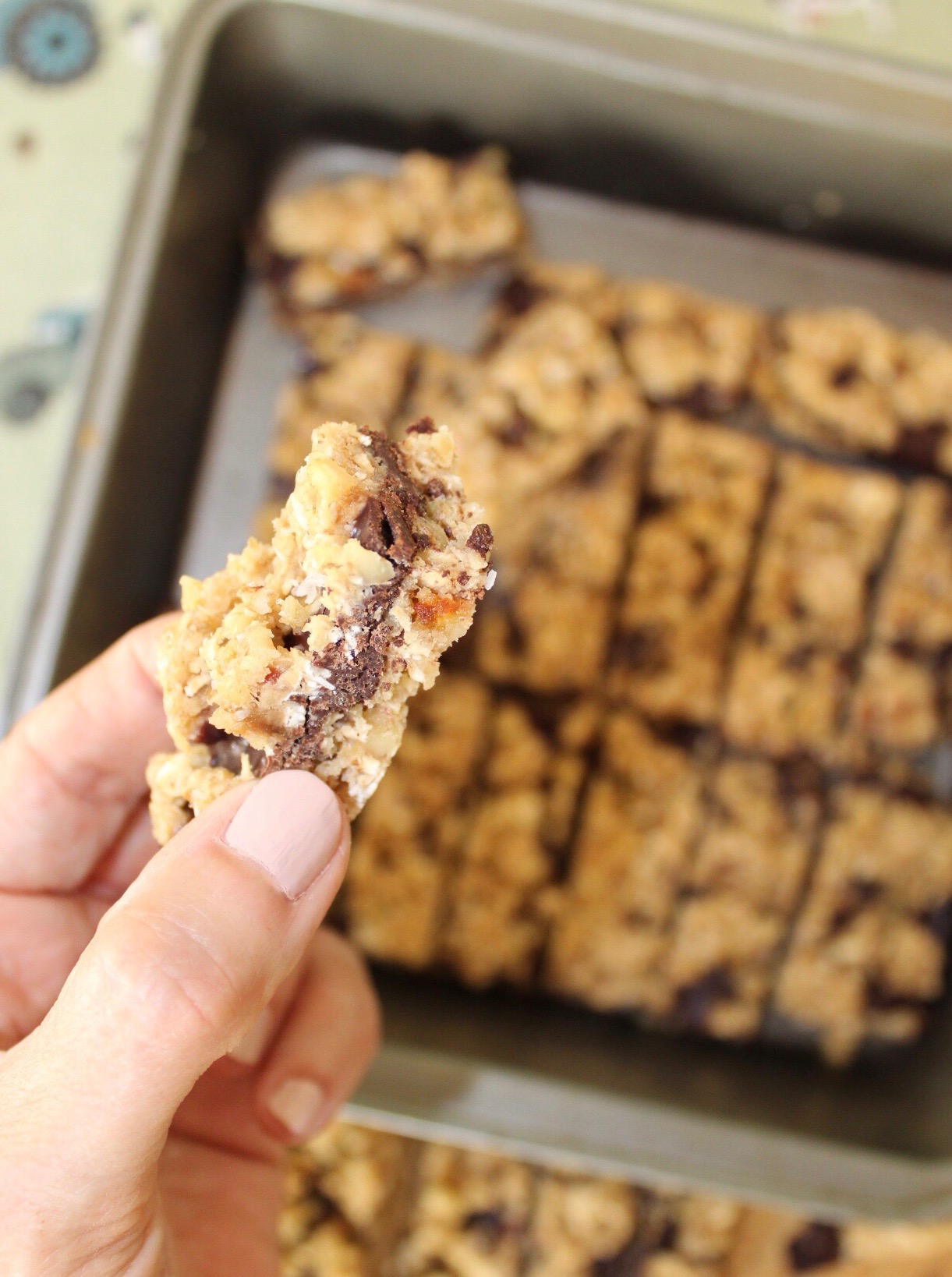 Sweet and Salted Frozen Cacao Crunch Bars